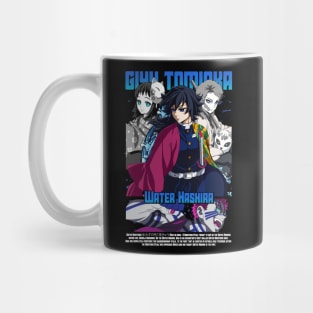 Giyu Tomioka Friends in Background - Demon Slayer Mug